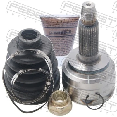 Imagen de FEBEST 0510 052 Articulación, árbol de transmisión lado rueda, Eje delantero