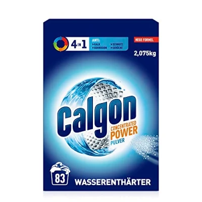 Imagen de Calgon Power Powder 4 en 1 Ablandador de agua antical, suciedad y corrosión la lavadora, previene olores desagradables, x 2,075 kg