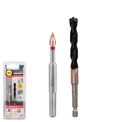Imagen de WOLFPACK LINEA PROFESIONAL Broca Alpen Porcelanicos Muy Duros Ø 6 mm. Kit 2 brocas