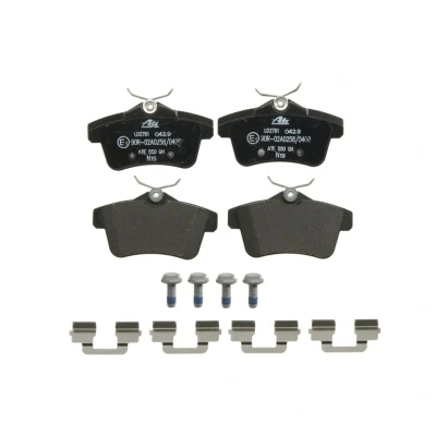 Imagen de ATE 13.0470 2761.2 Juego de pastillas freno excl. contacto avisador desgaste con tornillos pinza accesorios PEUGEOT: 508 I Berlina
