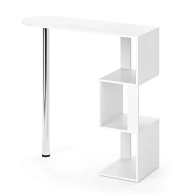Imagen de Vicco Mesa de Bar Vincent, Blanco, 113 x 40 cm