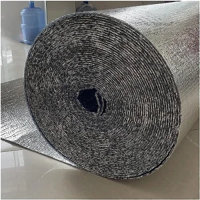 Imagen de Aislamiento Térmico 5mm Thick Double Aluminum Bubble Foil, Thermal Insulation Film For Wall, Floor, Roof, Caravan And Insulation, Silver(Size:1x10m(3.2x32.8ft)) ( Size : 1x15m(3.