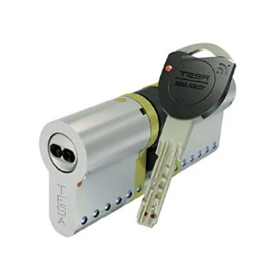 Imagen de Tesa Assa Abloy TK154040L Cilindro de alta Seguridad TK100, Latonado, 40 x mm