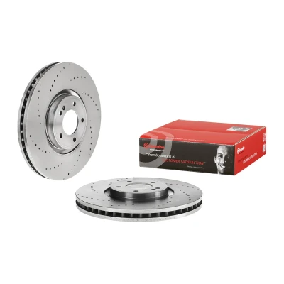 Imagen de BREMBO 09.D762.10 Disco de freno 400 38 5 ventilación interna altamente carbonizado con tornillos