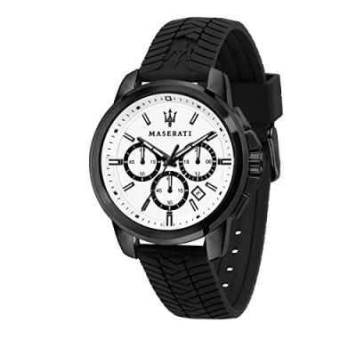 Imagen de Maserati Reloj para Hombre, Colección Successo, en Acero Inoxidable, Silicona, con Correa de Silicona R8871621010