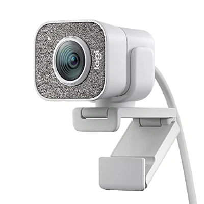 Imagen de Webcam Logitech StreamCam, FHD 1080p a 60fps, Autofoque inteligente, Rendimiento Audio Premium, Montaje versátil, USB C, Blanco