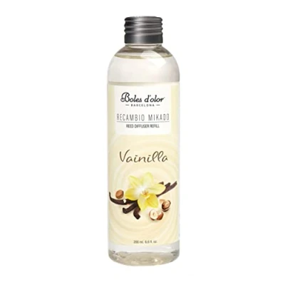 Imagen de Boles d&#039;olor Recambio Mikado Ambientador Difusor de Perfume para Hogar Vainilla 200 ml.
