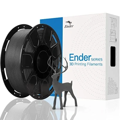 Imagen de Creality PLA Filament 1.75mm, Filamento para Ender Impresora 3D, 1kg Spool(2.2lbs) Negro