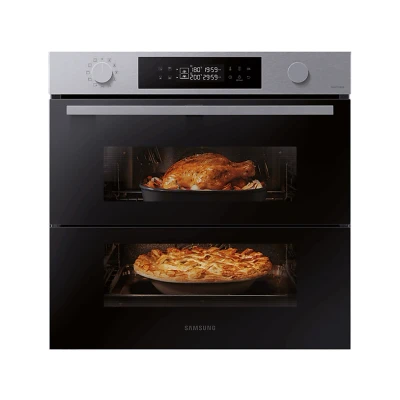 Imagen de Horno Samsung NV7B4530ZAS/U1 Dual Cook Flex, Multifunción, Pirolítico, 76l, 59.5 cm, WiFi, Puerta Flexible, Inox