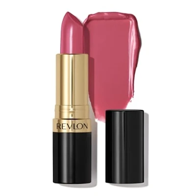 Imagen de Revlon Super Lustrous Lipstick Barra de labios, Color intenso y fórmula hidratante, Tono Candied Rose 805 4.2g