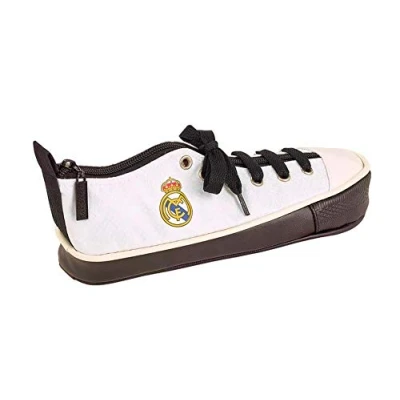 Imagen de Real Madrid Equipaje para niños, Unisex, Blanca/Negra, 24 cm