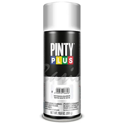 Imagen de Pintura en spray PINTYPLUS BASIC 520cc Satin. Blanco 9010