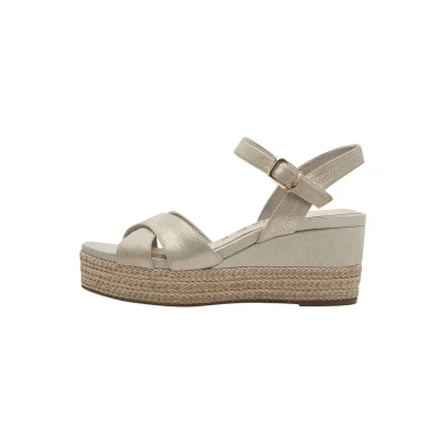 Imagen de Tamaris Mujer 1 28001 42, Sandalias con cuña, champán, 37 EU