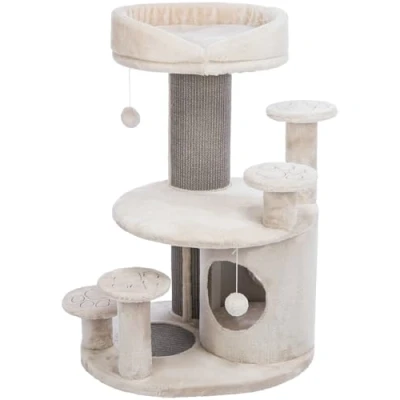 Imagen de Poste Rascador Emil, Gris Claro, 96 cm