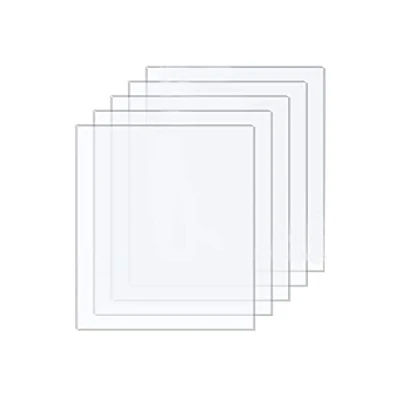 Imagen de DARENYI 5 Hojas de Acrílico Transparente, 2 mm Transparente Plexiglás para Dibujar, Imprimir, Manualidades, Marco Fotos, etc. (7 x 5.1 pulgadas)