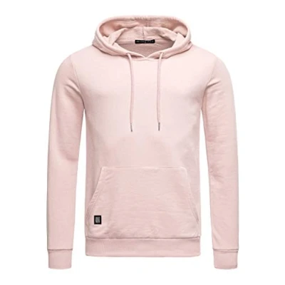 Imagen de RED BRIDGE Sudadera Unicolor con Capucha de algodón para Hombre Rosa