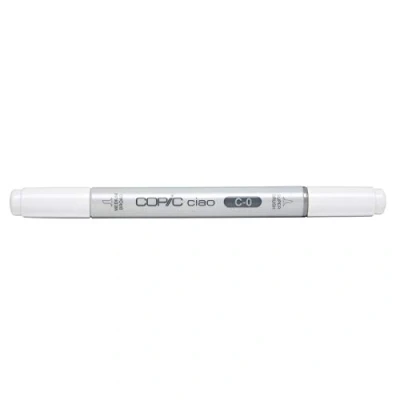 Imagen de COPIC Ciao Marcador Gráfico de Doble Punta, Gris (Cool Gray 0), 1.4 ml