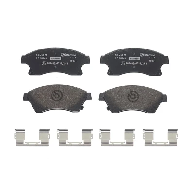 Imagen de BREMBO P 59 076X Juego de pastillas freno con avisador acústico desgaste Chapa antichirridos accesorios OPEL: Astra J Hatchback, GTC