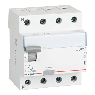 Imagen de Diferencial Legrand 4P 40A 30mA AC TX3403005