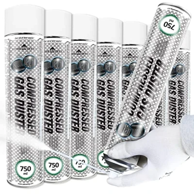 Imagen de AABCOOLING Home&amp;Office Frío Spray Compressed Gas Duster 7x750ml para Congelar, Coche y moto, Cuidado del motor, Enfriado Directo Hasta 50C, de Enfriamiento