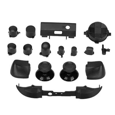 Imagen de Annadue Juego Completo de Botones para Xbox Series, Dpad Bumper Triggers RT LT RB LB ABXY Kit Reparación Repuesto Series X &amp; S(Negro)