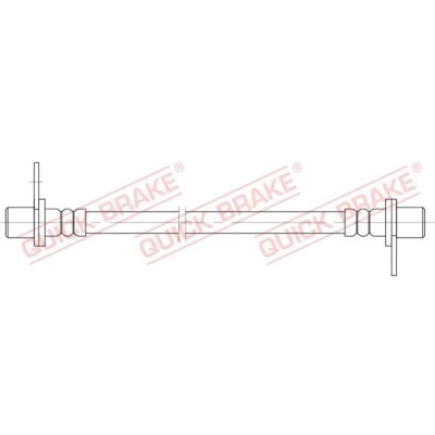 Imagen de QUICK BRAKE 25.074 Latiguillos de Freno 341 M10x1