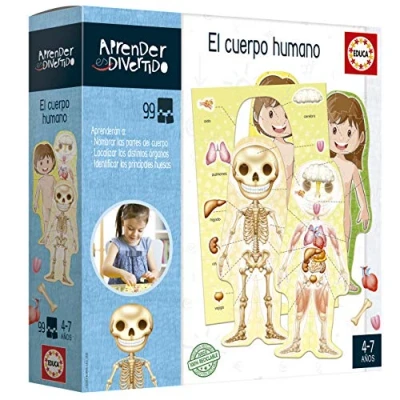 Imagen de Educa Aprendo Aprender es Divertido el Cuerpo Humano. Juego Educativo para niños. A Partir de 4 años (18701)