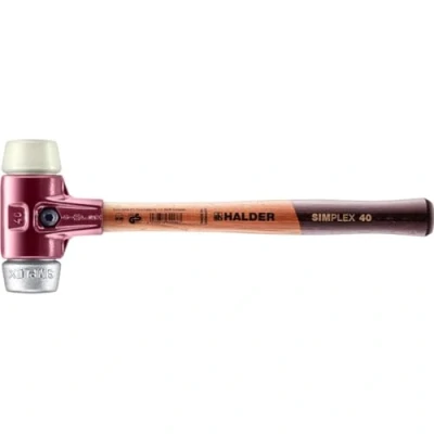 Imagen de Halder 3089040 &quot;simplex soft face nailon/suave&quot; metal mazo, multicolor, 40 mm