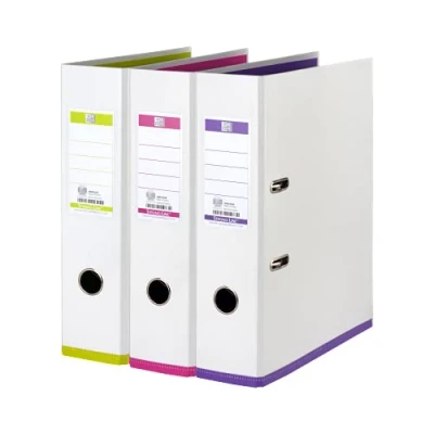 Imagen de Oxford MyColour Archivador (3 unidades, tamaño A4, 8 cm de ancho), color blanco