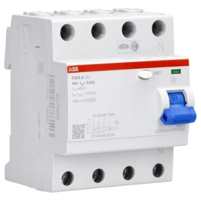 Imagen de ABB Disyuntor diferencial 2CSF204101R1400 4 polos 40 A 0.03 230 V/AC, 400 V/AC 1 pc(s)