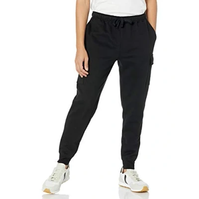 Imagen de Amazon Essentials Pantalón Deportivo Jogger Cargo de Forro Polar Hombre, Negro, XL