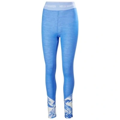 Imagen de Helly Hansen W LIFA Merino Midw Gra Pantalón, 556 Ultra Blue Mountain Camo a, S para Mujer