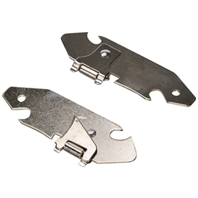 Imagen de Ibili 785500 Set 2 ABRELATAS Explorador NIQUELADO, Stainless Steel, Plateado, 10 x 5 cm