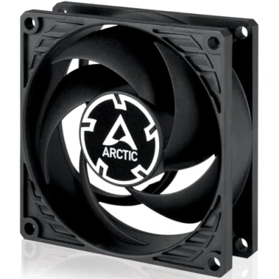 Imagen de ARCTIC P8 Max Ventilador PC 80mm, Fan de Caja para CPU, servidor accionado a 5005000 rpm, Modo 0dB Negro