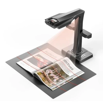 Imagen de CZUR ET18 Pro Escáner de Documentos Profesional con OCR Multilenguaje, Libros A3, Scanner Alta Resolución HD 18 MP, Compatible macOS y Windows