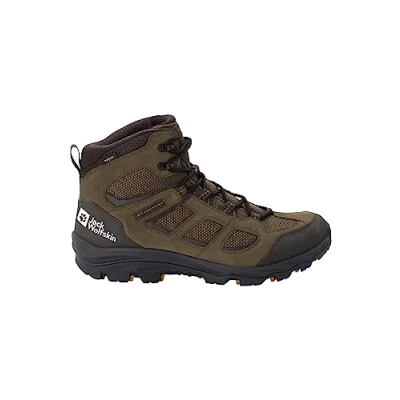 Imagen de Jack Wolfskin Vojo 3 Texapore Mid M, Zapatos al Aire Libre Hombre, Khaki/Phantom, 41 EU