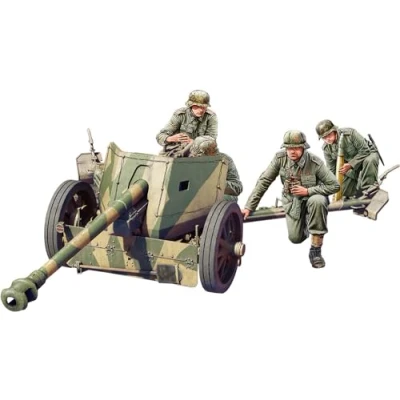 Imagen de MiniArt 35400 1:35 Dt. 7,5 cm PaK 40 m. Crew (4) m Prod. Reproducción fiel a la fidelidad, modelismo, kit de construcción plástico, manualidades, aficiones, pegar, maqueta, montaje, sin barnizar