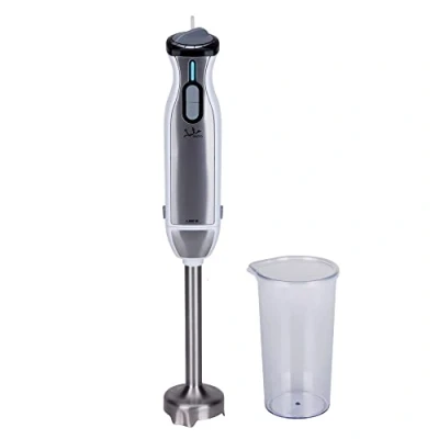 Imagen de Jata BT185 Batidora de Mano 1000 W, Incluye Vaso Medidor 600 ml, Doble cuchilla titanium, Regulador electrónico velocidad, Pie acero Inoxidable desmontable