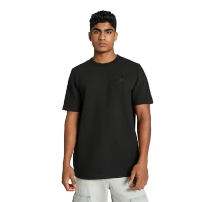 Imagen de Puma Elevated Waffle TEE Camiseta básica, Hombre, Talla: Small, Black