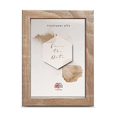 Imagen de aFFa frames Hekla Marco de fotos MDF (15 x 21 cm), color roble claro