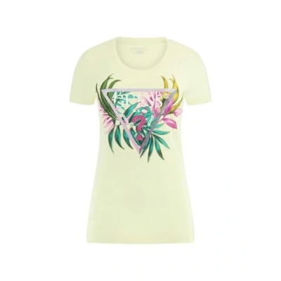Imagen de Camiseta triangular de hojas para mujer Guess