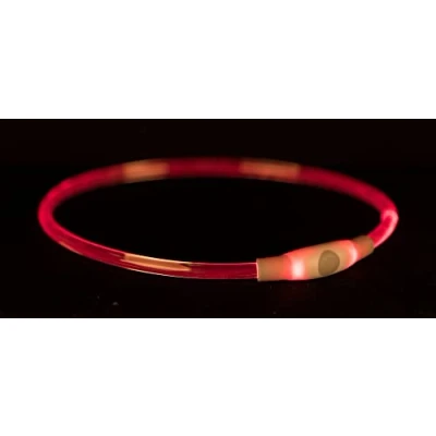 Imagen de Trixie Anillo Luz Flash USB, SM: 40 cm/ø 8 mm, Rojo