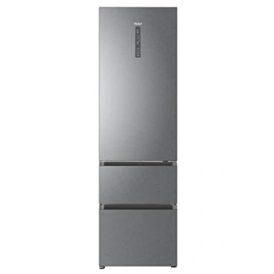 Imagen de Frigorífico combi Haier 3D 60 Series 3 A3FE837CGJ, No Frost, 200.5 cm, 348 l, Motor Inverter, Cajones Direct Access, Inox