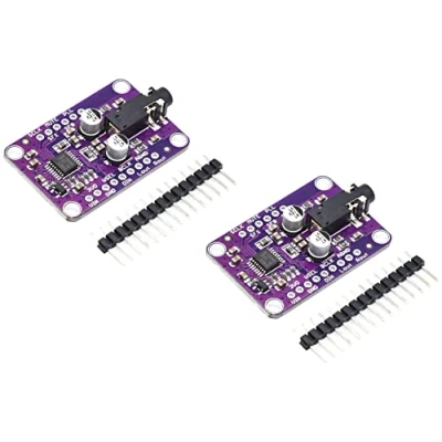 Imagen de TECNOULAB 2 uds CJMCU 1334 módulo DAC UDA1334A I2S Placa de decodificador Audio estéreo