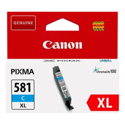 Imagen de Cartucho de tinta Canon CLI 581C XL, Cian