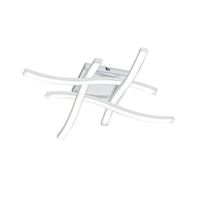 Imagen de Reality Leuchten R62474131 Route Lámpara LED de techo (metal mate, incluye 4 bombillas 5 W)