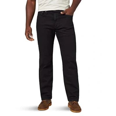 Imagen de Wrangler Authentics Classic 5 Pocket Relaxed Fit Jean Jeans, Negro Flex, 40W/30L para Hombre