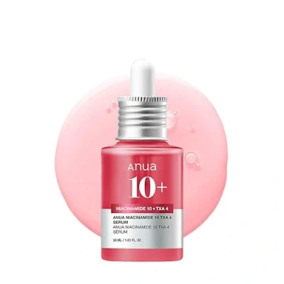 Imagen de ANUA Niacinamide 10 + TXA 4 Serum, Hyaluronic acid, Tranexamic Vitamin B12, Facial Serum for Glass Skin, Clarifying, Radiant Complexion with Natural Color, Korean Skin Care (30ml /1.01 fl.oz)