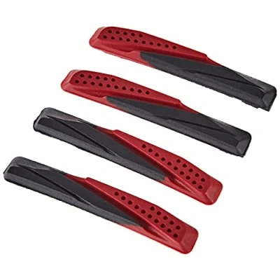 Imagen de XLC, Negro/Rojo Kit 4 Gomas Zapatas BS X02 V Brake Cartridge 72 mm, Unisex Adulto, Talla única