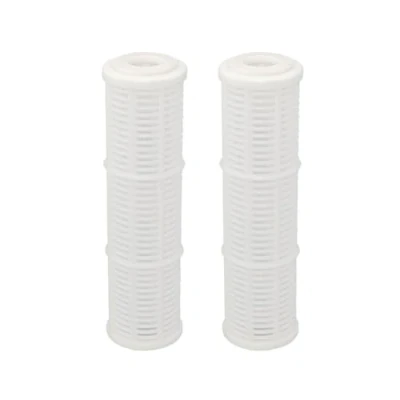 Imagen de Paquete de 2 filtros agua 10 pulgadas para el hogar, filtro tubería agua, nailon